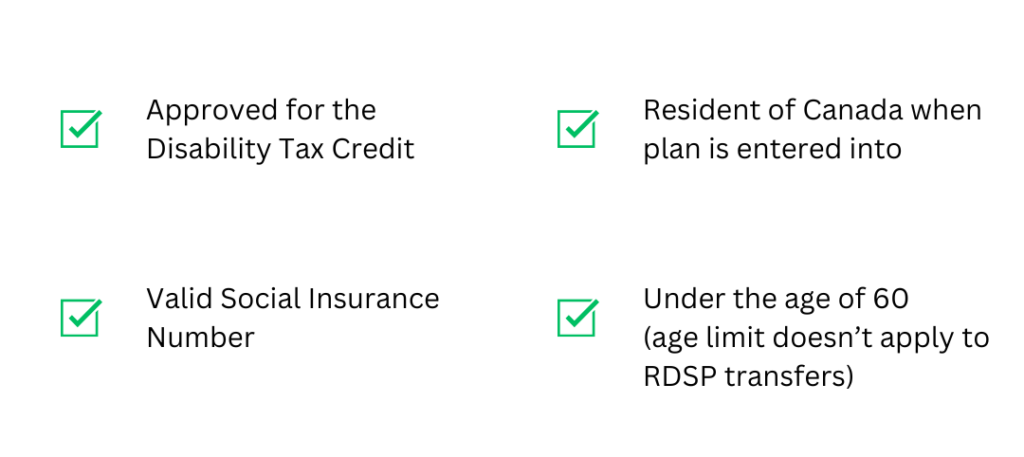 criteria for registered disability savings plan (rdsp)